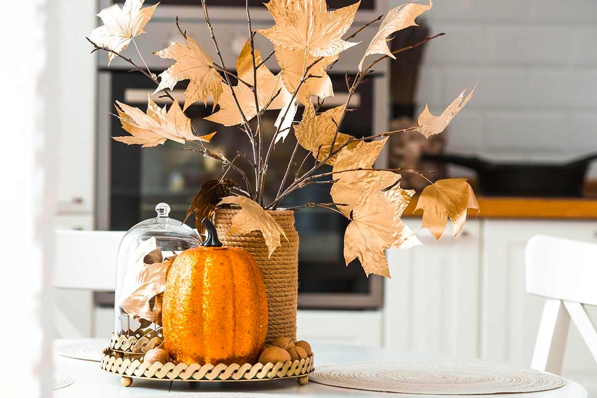 decorazioni fai da te per la tavola autunnale