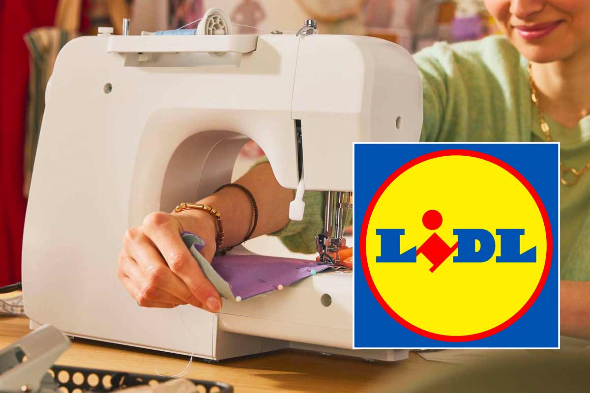 macchina da cucire in offerta da Lidl